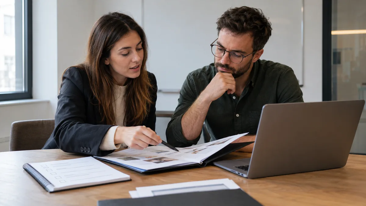 Agence et client préparant les données nécessaires au lancement d’une campagne publicitaire.