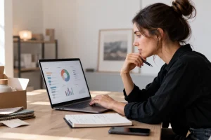 Chargée marketing sélectionnant des segments de clients pour une campagne de réactivation.