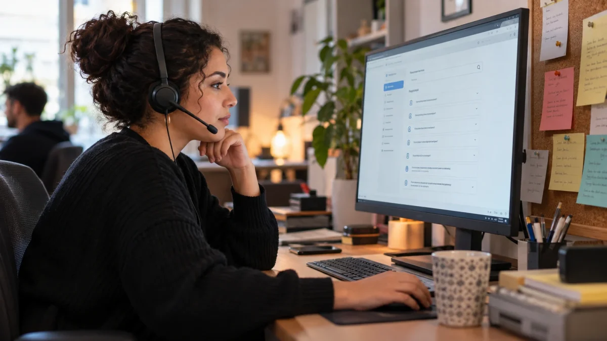 Illustration : Examen d’une FAQ et de problèmes signalés par les clients