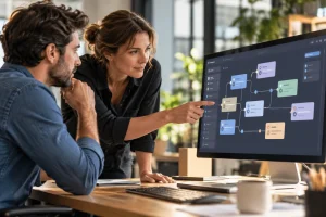 Espace de travail consacré aux outils numériques