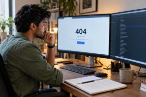 Illustration : Contrôle de liens et d’une page d’erreur après une refonte web