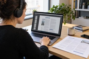 Illustration : Contrôle d’un PDF à colonnes et de son accessibilité